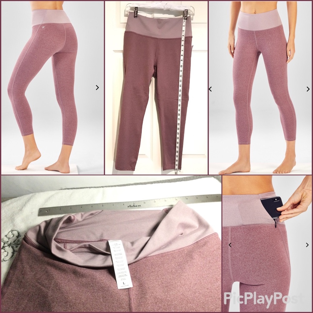 Fabletics High-Waisted Statement Heathered…